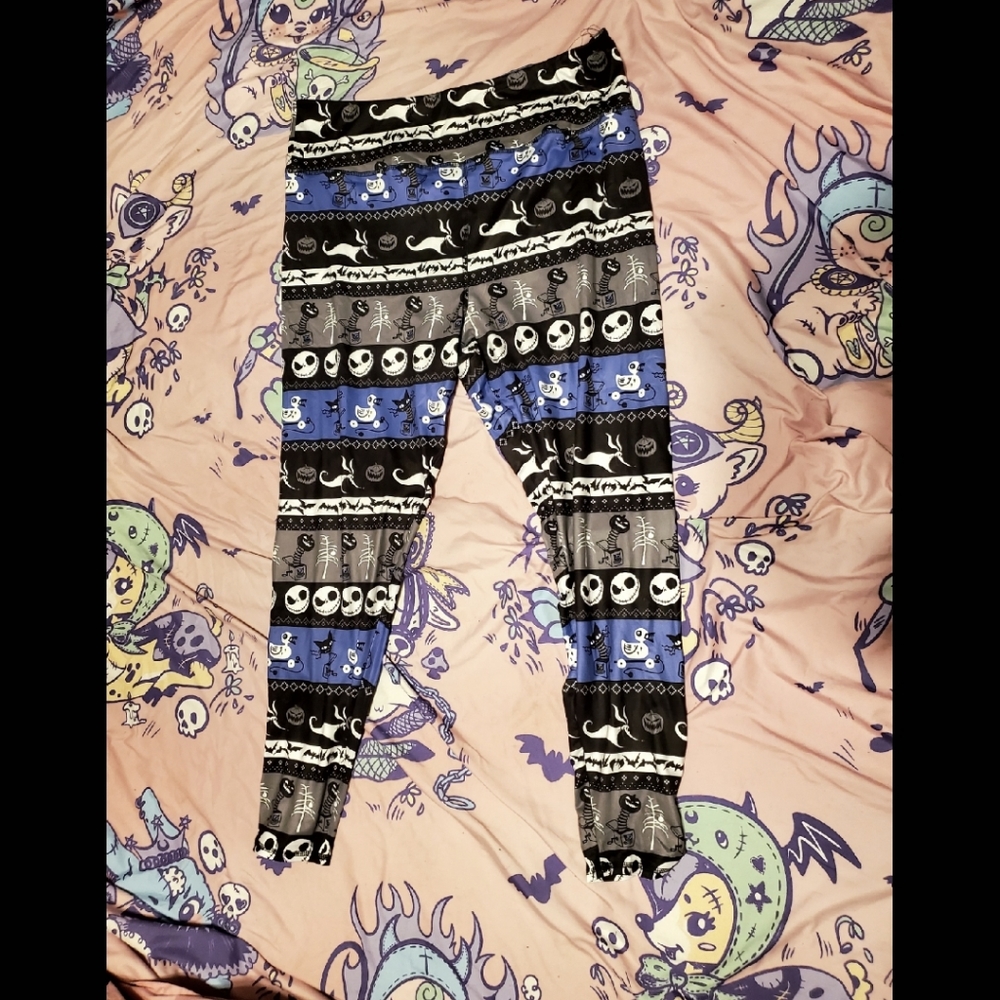 Nightmare Before Christmas Leggings Gothic Disney Box Lunch Killstar Dollskill
